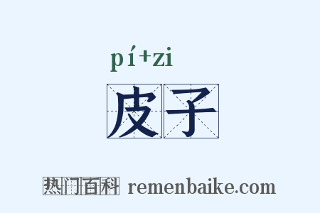 皮子是什么意思的图片